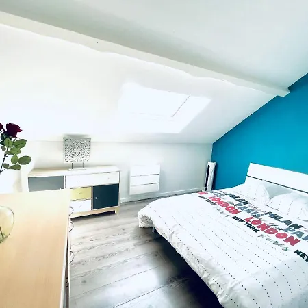 Le Red Loft A 5min Du Centre-ville Avec Parking Privatif Gratuit